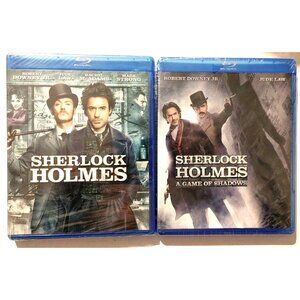Sherlock Holmes & Sherlock Holmes: A Game Of Shadows Blu-Ray Movies Set